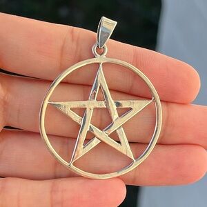 Silver pentacle